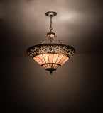 20"W Ilona Tiffany Inverted Pendant
