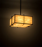 24"Sq Martis Contemporary Inverted Pendant