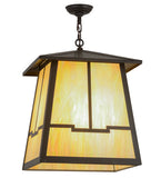 18"Sq Stillwater Valley View Outdoor Pendant