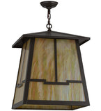 18"Sq Stillwater Valley View Outdoor Pendant