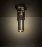 6.5"Sq Iron Mountain Industrial Flushmount