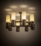 48"W Farmington 8 Lt Industrial Chandelier