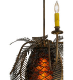 36"W Pinecone Tiffany Chandelier