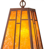 8"Sq Yosemite Mission Mini Pendant