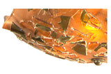 26"W Metro Fusion Urban Camo Crinkle Contemporary Inverted Pendant