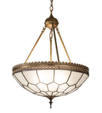 19"W Vincent Honeycomb 3 Lt Ceiling Pendant