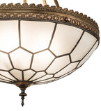 19"W Vincent Honeycomb 3 Lt Ceiling Pendant
