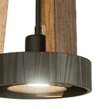 7.5"W Barrel Stave Rustic Pendant