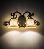 20"W Christiana 2 Lt Modern Wall Sconce