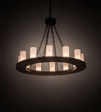 36"W Loxley 12 Lt Modern Chandelier
