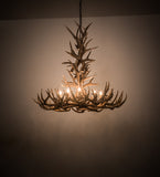 43"W Antlers Whitetail Deer 8 Lt Chandelier