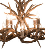 42"W Antlers Mule Deer 10 Lt Chandelier