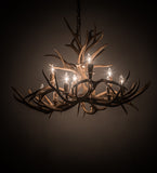 42"W Antlers Mule Deer 10 Lt Chandelier