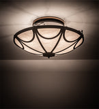 42"W Carousel Modern Semi-Flushmount