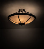 31"W Commerce Modern Semi-Flushmount