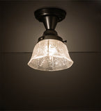 7.5"W Revival Summer Wheat Flushmount