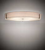 30"W Cilindro Contemporary Flushmount