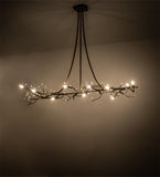 72"L Winter Solstice Budding Modern Chandelier
