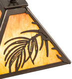 12"Sq Pine Needle Pendant