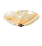 16"W Peach Baroque Modern Flushmount