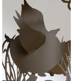 64"L Flying Pigs Rustic Oblong Inverted Pendant