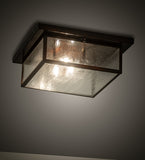 17"Sq Mission Prime Flushmount