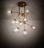 40"W Bola Matrix Contemporary Chandelier