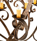 80"W Caliope 25 Lt Chandelier