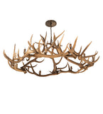 85"W Antlers 12 Lt Chandelier