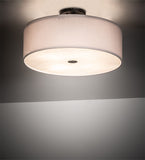 18"W Cilindro Modern Semi-Flushmount