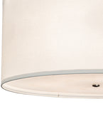 36"W Cilindro Textrene Semi-Flushmount