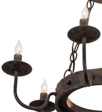 24"W Edinburgh 6 Lt Chandelier