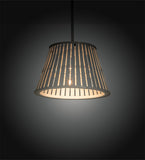 20"W Peach Basket Country Pendant