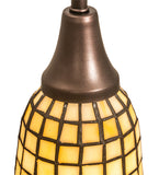 5"W Terra Bone Mini Pendant