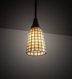 5"W Terra Bone Mini Pendant