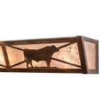 36"W Steer Vanity Light