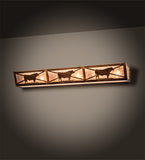 36"W Steer Vanity Light