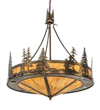 40"W Tall Pines Inverted Pendant