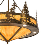 40"W Tall Pines Inverted Pendant