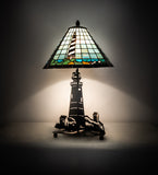 22.5"H Lighthouse Double Lit Table Lamp