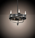 30"W Parnella 6 Lt Gothic Chandelier