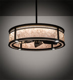 36"W Maglia Semplice Modern Chandel-Air Fan