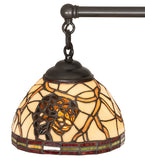 30"W Pinecone 5 Lt Chandelier