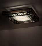 36"Sq Quadrato Rich Umador Semi-Flushmount