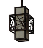 7"Sq Quadrato Rich Umador Pendant
