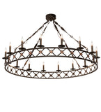 53"W Kingsbridge 16 Lt Chandelier