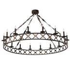 53"W Kingsbridge 16 Lt Chandelier