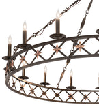 53"W Kingsbridge 16 Lt Chandelier