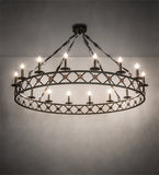 53"W Kingsbridge 16 Lt Chandelier