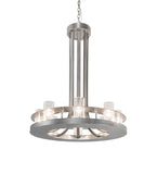 28"W Arion 8 Lt Chandelier